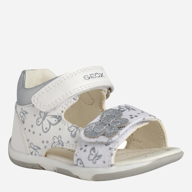 Sandały dla dziewczynki Geox B250YC0BCAW-C0007 23 Biały/Srebrny (8050036463265) - obraz 2