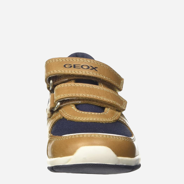 Buty sportowe chłopięce Geox B8232A0CL10-C5GF4 27 Karmelowy/Granatowy (8058279180338) - obraz 3
