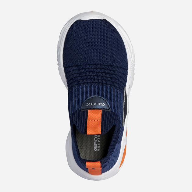 Buty sportowe chłopięce Geox J35DZD06K50-C0659 29 Granatowy/Pomarańczowy (8056206069527) - obraz 4