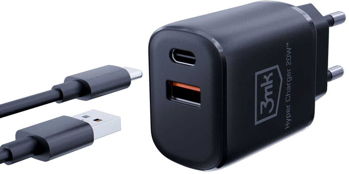 Ładowarka sieciowa 3MK Hyper Charger 20W Black (5903108541251) - obraz 7