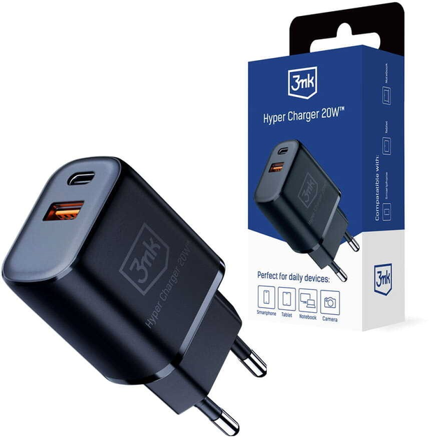 Ładowarka sieciowa 3MK Hyper Charger 20W Black (5903108541251) - obraz 11