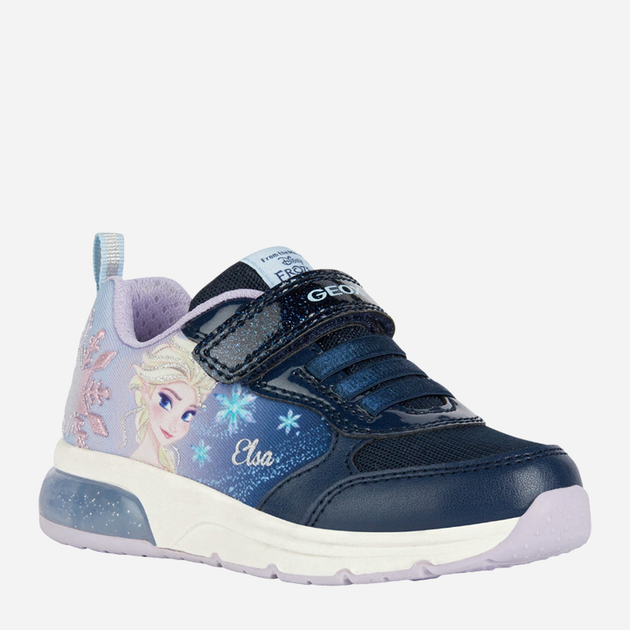 Дитячі кросівки з підсвіткою для дівчинки Geox J358VC0ANAJ-C4231 34 Темно-сині (8056206089846) - зображення 2