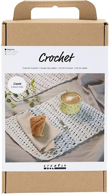 Набір для рукоділля Creativ Company Craft Kit Crochet Placemat Hat для в'язання сервірувальної серветки (5712854697279) - зображення 1
