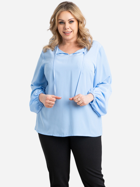 Блузка жіноча Karko B927 42-44 Блакитна (5903676009665) - зображення 1