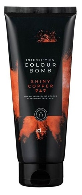 Тонуючий бальзам для волосся IdHair Colour Bomb Shiny Copper 747 200 мл (5704699876285) - зображення 1