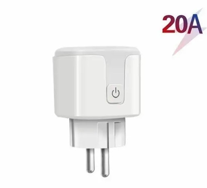 Умная розетка Wi Fi 20А Smart Plug с управлением через приложение ...