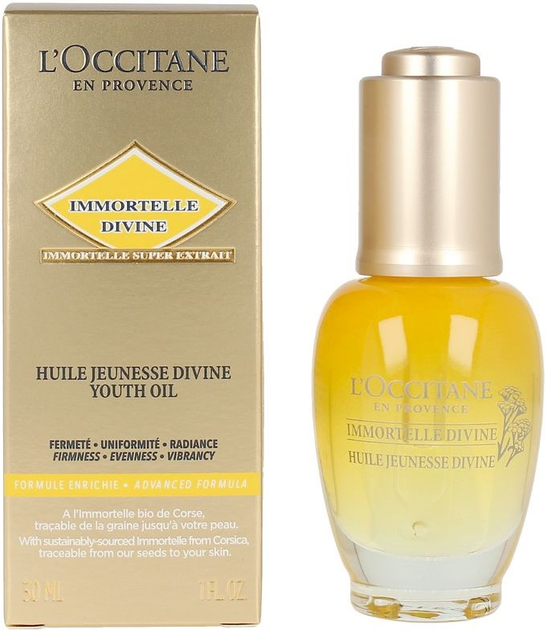 Олія для обличчя L'Occitane Immortelle Divine Youth 30 мл (3253581762868) - зображення 2