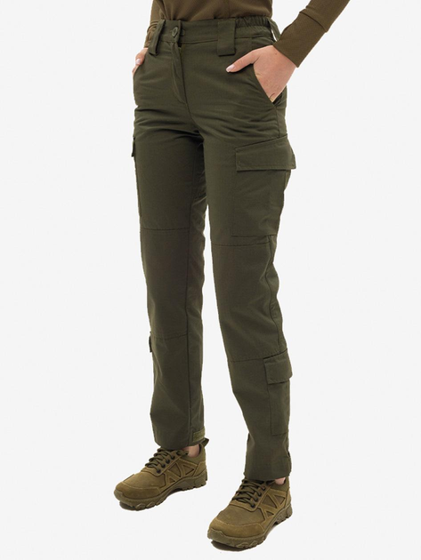 Тактичні військові штани TacPro Прямі олива для жінок 56, 164 - зображення 1