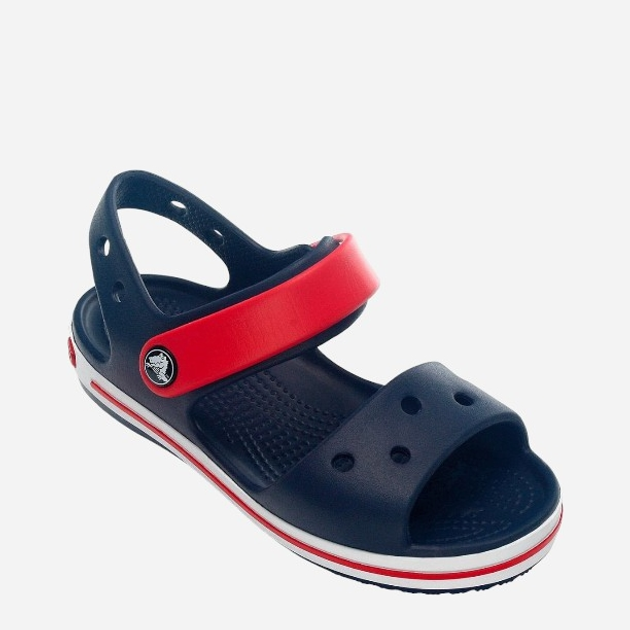 Sandały chłopięce Crocs CR12856-NARD 32-33 J1 Granatowe (883503809987) - obraz 2