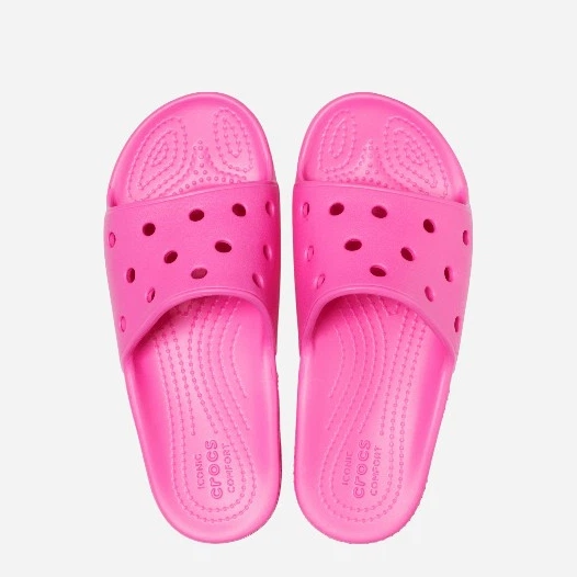 Klapki dziecięce dla dziewczynki Crocs CR206396-ELPK 28-29 C11 Różowe (191448537354) - obraz 3