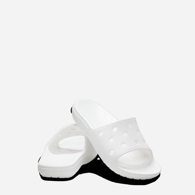 Klapki dziecięce dla dziewczynki Crocs CR206396-WHI 29-30 C12 Białe (191448891524) - obraz 2