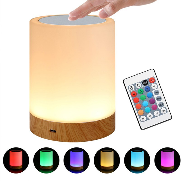 Портативная Лампа Ночник Фонарь RGB Dynamic Type-C V1.4 . С пультом Д.У ...