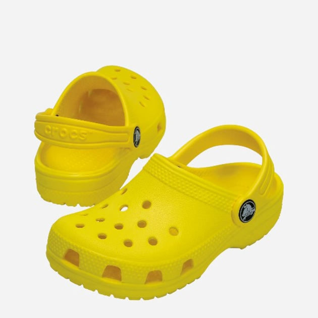 Дитячі крокси для хлопчика Crocs CR206991-LEMO 28-29 C11 Жовті (191448736269) - зображення 2