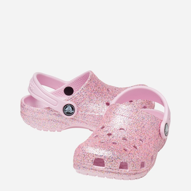 Дитячі крокси для дівчинки Crocs CR206992-WHRB 24-25 C8 Рожеві (191448988514) - зображення 2