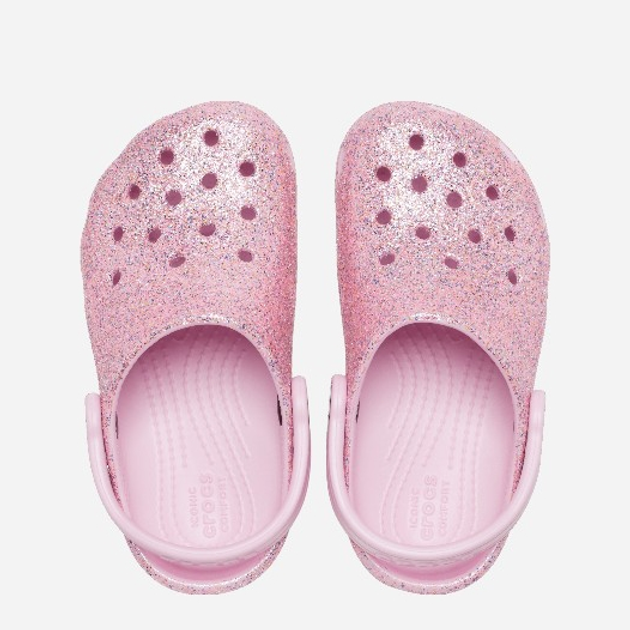 Дитячі крокси для дівчинки Crocs CR206992-WHRB 24-25 C8 Блідо-рожеві (191448988514) - зображення 3