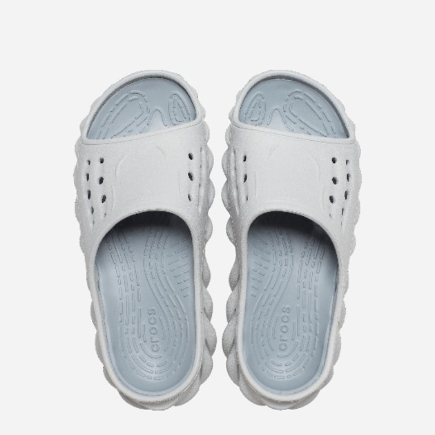 Підліткові шльопанці для хлопчика Crocs CR208185-ATMO 36-37 J4 Світло-сірі (196265252763) - зображення 3