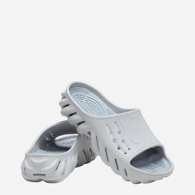 Підліткові шльопанці для хлопчика Crocs CR208185-ATMO 37-38 J5 Світло-сірі (196265252770) - зображення 2