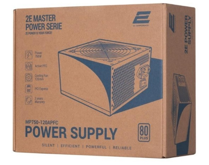 Блок живлення 2E Master Power 750W 80+ (2E-MP750-120APFC) - зображення 2