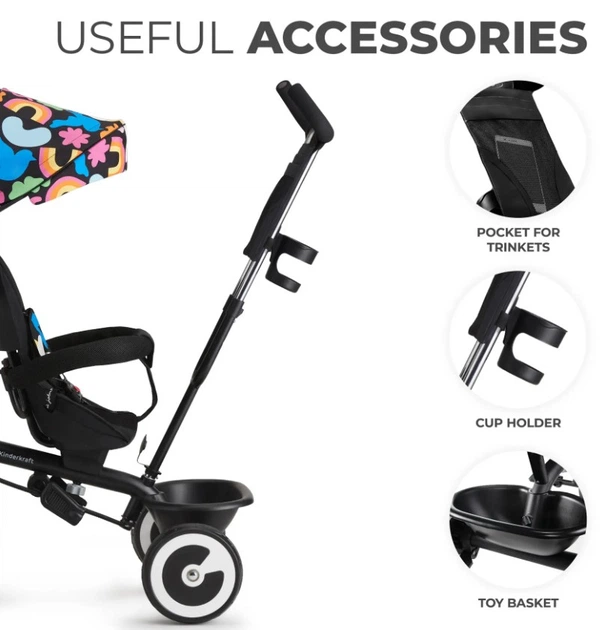 Триколісний велосипед Kinderkraft Aston Aston Happy Shapes (KRASTO00HAP0000) - зображення 9