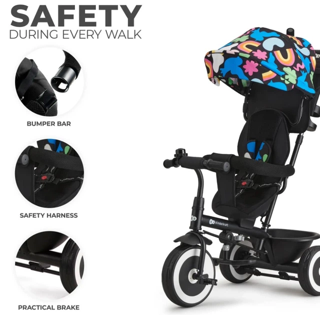 Триколісний велосипед Kinderkraft Aston Aston Happy Shapes (KRASTO00HAP0000) - зображення 10