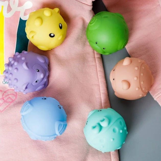 Maskotka dla dzieci InnoGIO GIO Sensor Sensory Balls in Different Shapes GIO-961 (5904405021101) - obraz 9