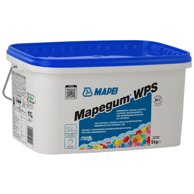 Гідроізоляційна мембрана Mapei Mapegum WPS 5кг - Фото 1 Гідроізоляційна мембрана Mapei Mapegum WPS 5кг - зображення 1