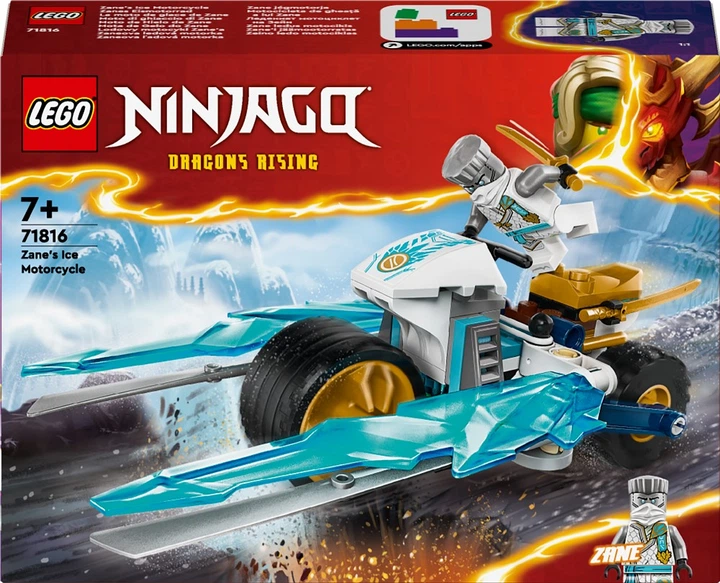 Конструктор LEGO NINJAGO Ледяной мотоцикл Зейна 84 детали (71816