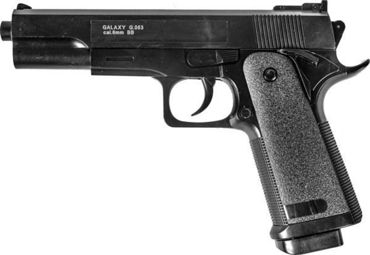 Детский страйкбольный пистолет Galaxy Beretta 92 (G053) - изображение 1