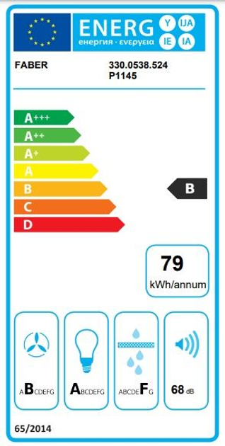 Витяжка похила декоративна Faber Steelmax Ev8 Led Bk A55 - изображение 2