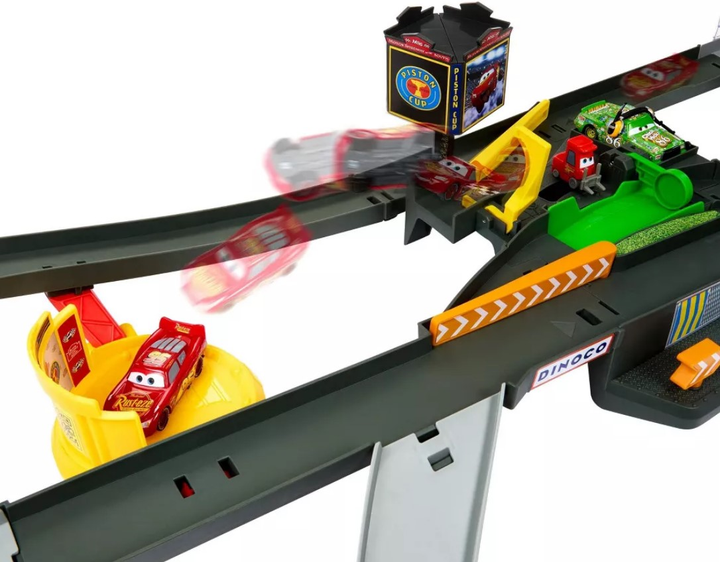 Tor wyścigowy Mattel Disney Auta Złoty Tłok (0194735156740) - obraz 6