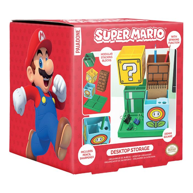 Organizer na artykuły papiernicze Paladone Super Mario Desktop Organizer (5056577713411) - obraz 2