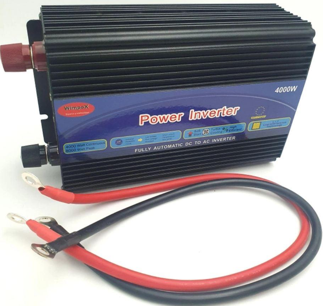 Авто инвертор 12V-220V 4000W преобразователь напряжения WimpeX 12в-220в ...