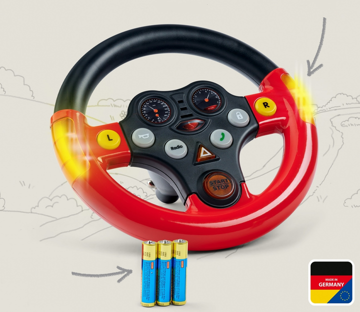 Kierownica do jeździków Big Bobby Car Multi Sound Wheel (4004943564595) - obraz 4