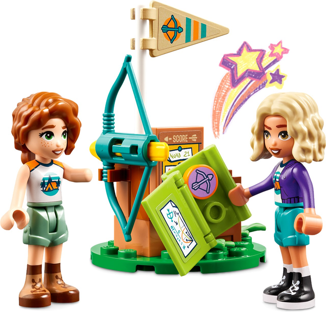 Zestaw klocków LEGO Friends Strzelnica na letnim obozie łuczniczym 157 elementów (42622) - obraz 5
