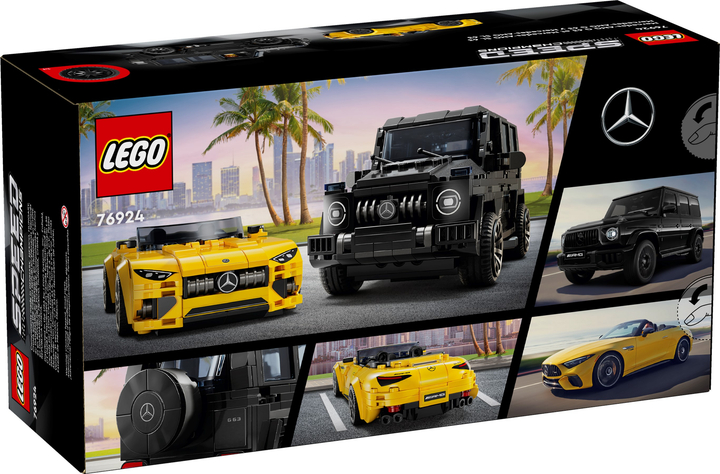 Конструктор LEGO Speed Champions Mercedes-AMG G 63 i Mercedes-AMG SL 63 808 деталей (76924) - зображення 7