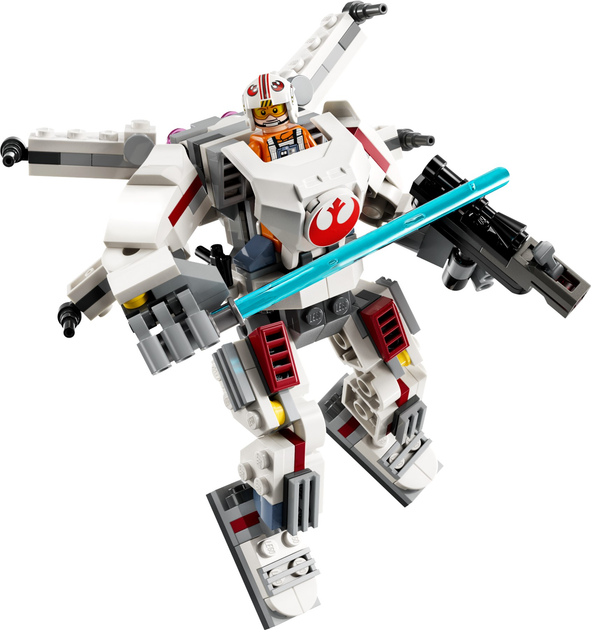 Zestaw klocków LEGO Star Wars Mech X-Wing Lukea Skywalkera 195 elementów (75390) - obraz 2