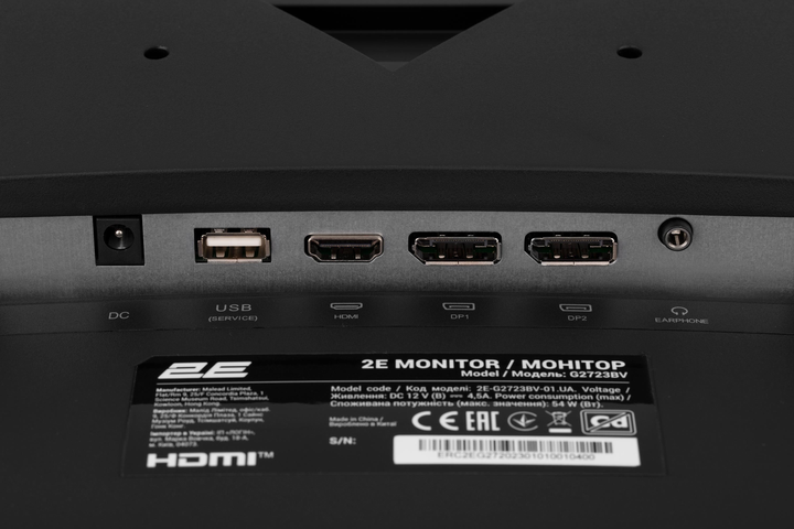 2E Gaming Монітор LCD 27" G2723BV 1xHDMI, DP, VA, 2560x1440, 165Hz, 2.7ms, CURVED, FreeSync - изображение 14
