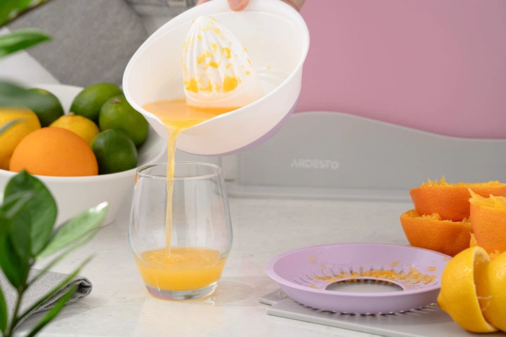 ARDESTO Соковитискач ручний для цитрусових Fresh, ліловий, пластик - изображение 8