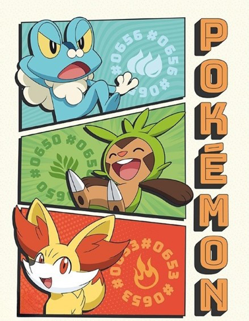 Postery GBeye Pokemon Portfolio Starters 9 szt (3665361133186) - obraz 8