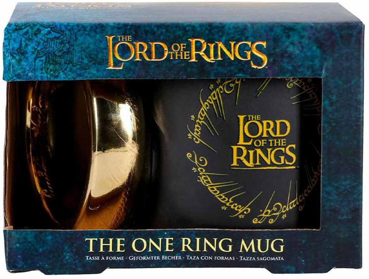 Filiżanka Paladone Shaped Mug Lord of the Rings Lotr The One Ring 500 ml (5056577712667) - obraz 1