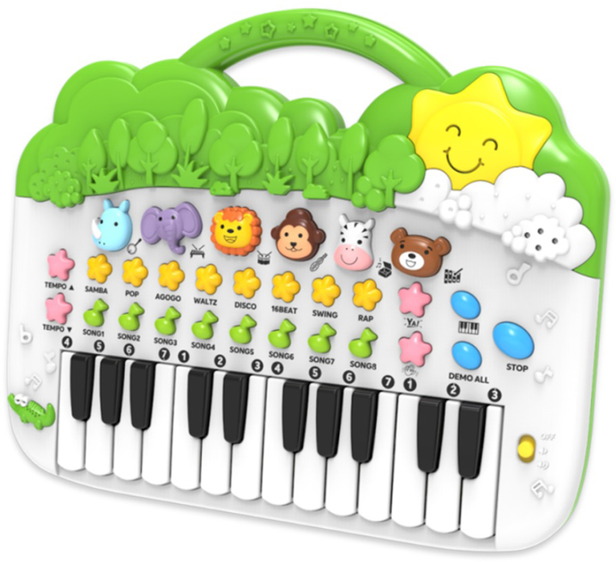 Синтезатор Hape Happy Baby Animal Keyboard (5713428018018) - зображення 1