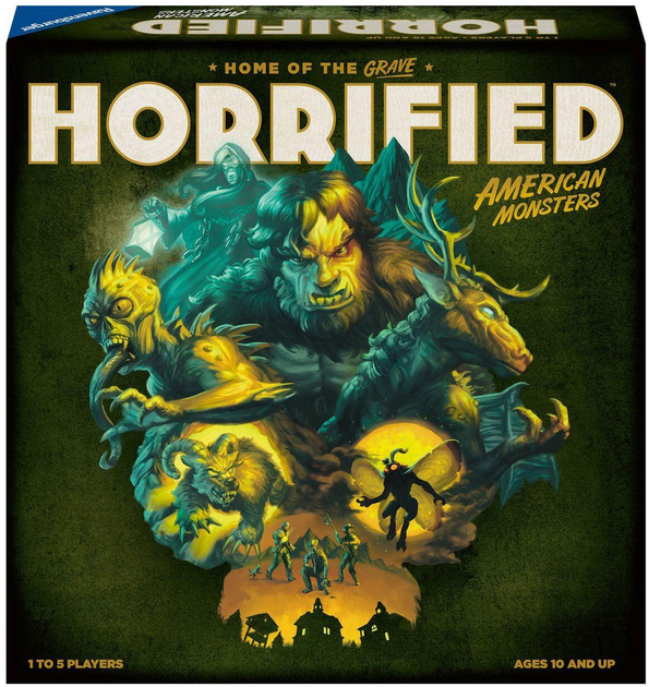 Gra planszowa Ravensburger Horrified American Monsters (4005556273638) - obraz 1