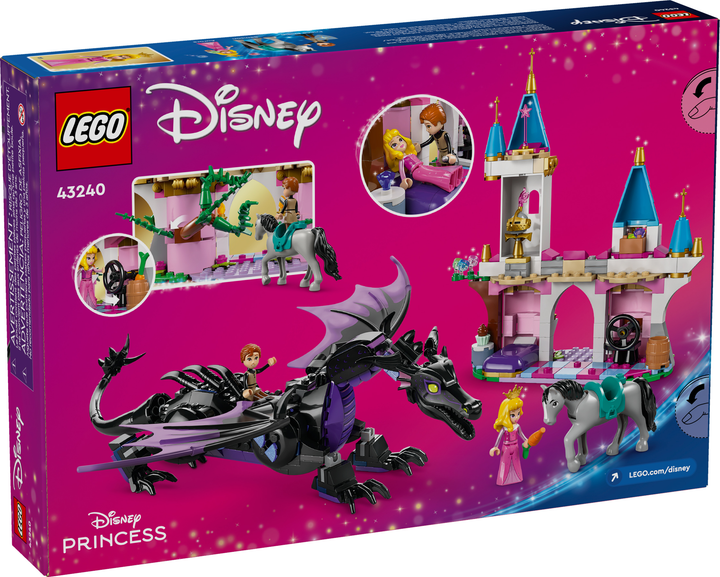Zestaw klocków LEGO Disney Princess Diabolina jako smok 583 elementy (43240) - obraz 6
