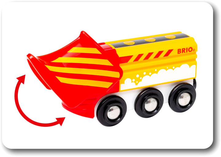 Lokomotywa Brio Train With Snow Plow (7312350336061) - obraz 5