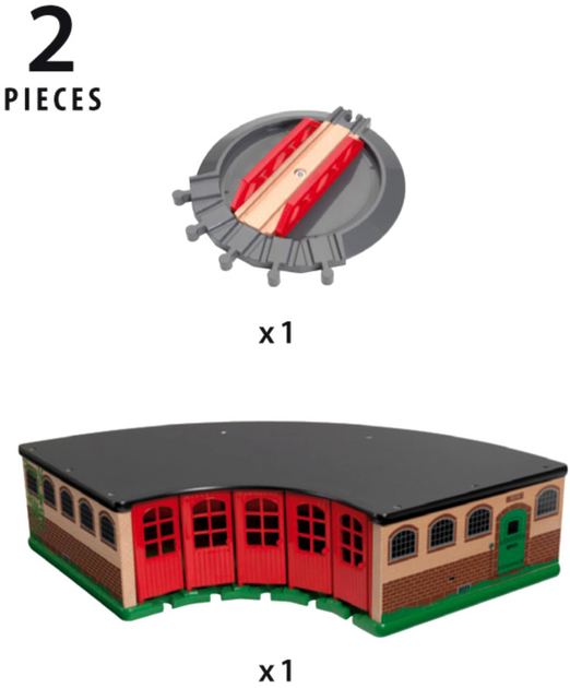Zajezdnia kolejowa Brio World Grand Roundhouse (7312350337365) - obraz 4