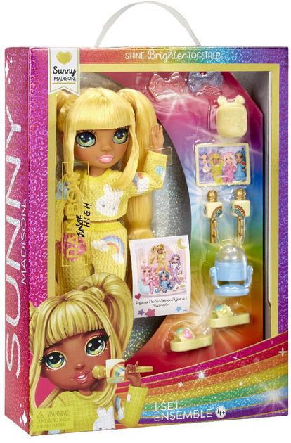 Лялька MGA Entertainment Rainbow High Junior Doll Sunny з аксесуарами 23 см (0035051503682) - зображення 1