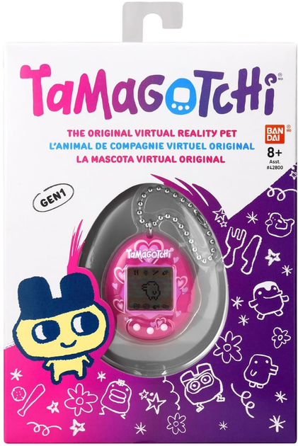 Interaktywna zabawka Bandai Tamagotchi Sweet Heart (3296580429752) - obraz 1