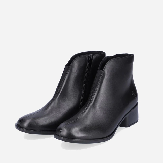 Botki damskie na obcasie Remonte REMR8870-00 39 Czarne (4060596899675) - obraz 3