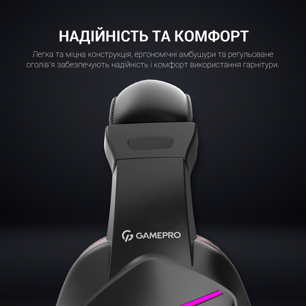 Навушники GamePro HS311 Чорні RGB - зображення 13