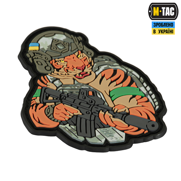 Тигр скотч нашивка Зелений PVC MМ14 M-Tac - изображение 2